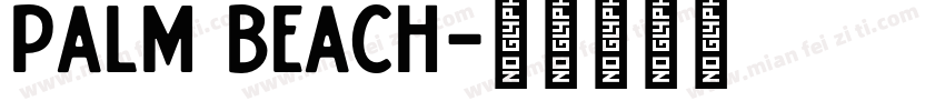 palm beach字体转换